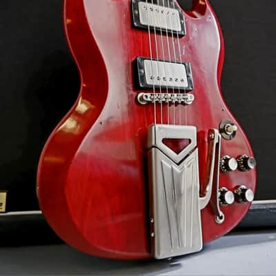 Gibson Les Paul (SG) Standard with Sideways Vibrola 1961 - 1962 - Cherry image 2