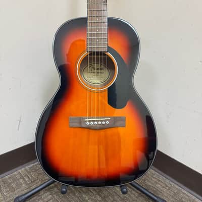 Fender CP-60S Parlor Acoustic Guitar Sunburst image 7