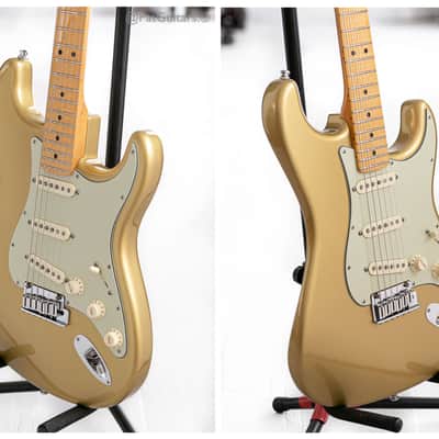 2009 Fender Custom Shop Deluxe Stratocaster in HLE Gold image 8