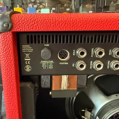 Mesa Boogie Express 5:50 +(Plus) 2-Channel 50-Watt 1x12" Guitar Combo Amplifier -2016- Red Tolex w/ ft sw + cover image 13