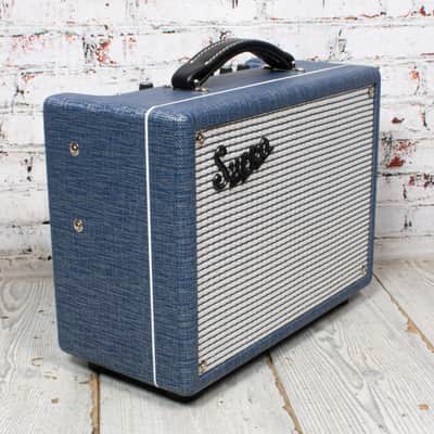 Supro 64 Reverb 1x8" 5W Tube Guitar Combo Amplifier w/Brown Canvas Slip Cover USED image 4