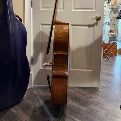 4/4 Full Size Cello Outfit,Excellent Condition,Luthier Inspected,Pernambuco Bow image 4
