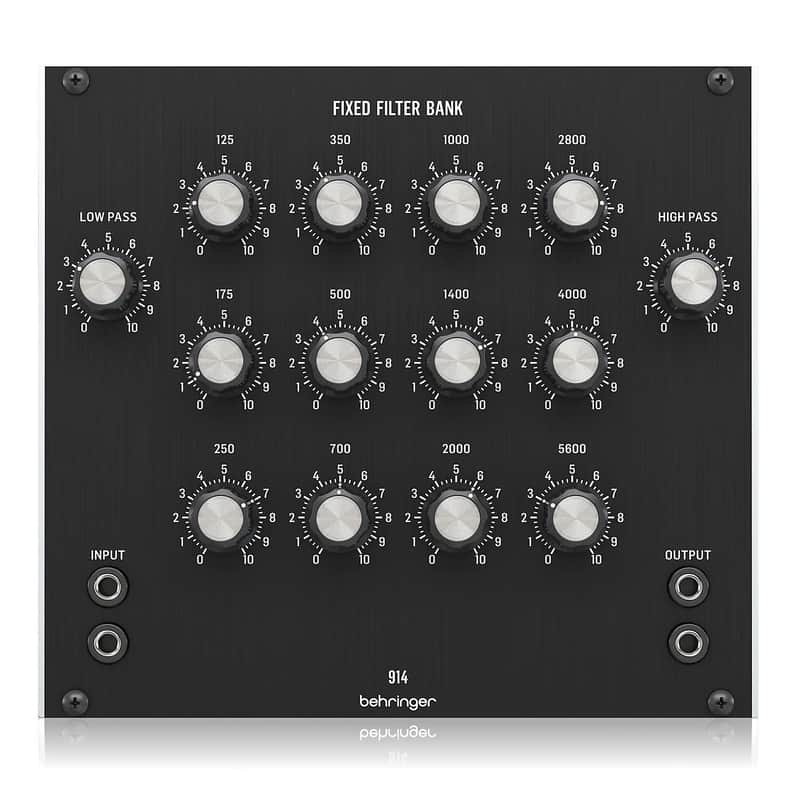 Behringer 914 Fixed Filter Bank Eurorack Synthesizer Module image 1