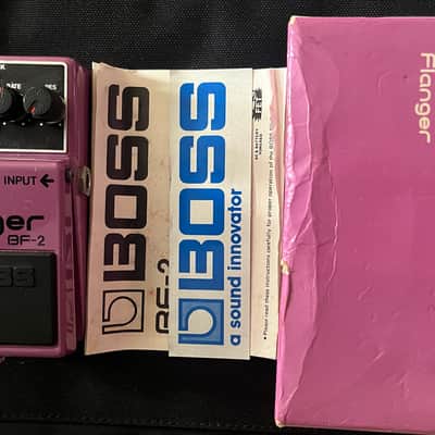 Boss BF-2 Flanger MIJ Long Dash Silver Screw Boxed image 1