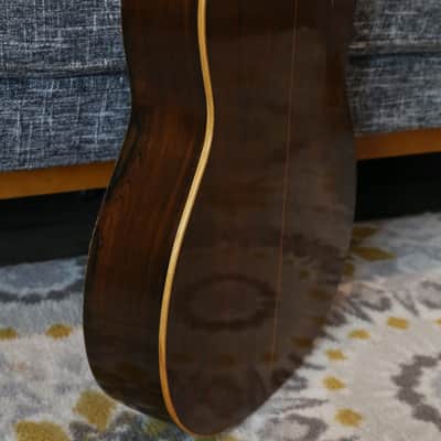 Early 1900's French Parlor Guitar - Mirecourt René Gérome Salon, Gypsy Parlor - Romantic Nylon String image 10