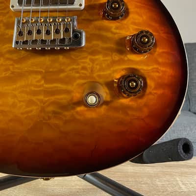 2014 PRS DGT (David Grissom) Wood Library "Quilted Artist Top" Sunset Burst ~ w/Brazilian Rosewood image 2