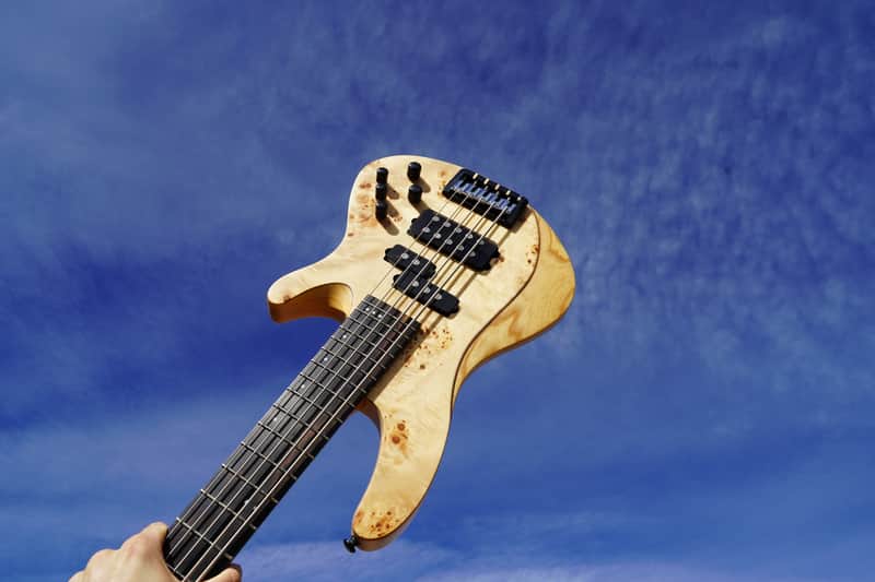 Schecter DIAMOND SERIES Reaper-5 Natural Satin 5-String Electric Bass Guitar image 1