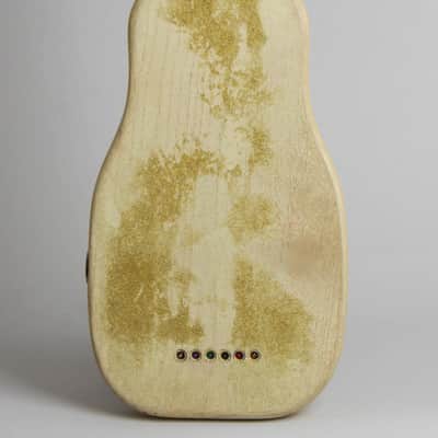 Fender  Champion Lap Steel Electric Guitar (1955), ser. #8664, black gig bag case. image 4