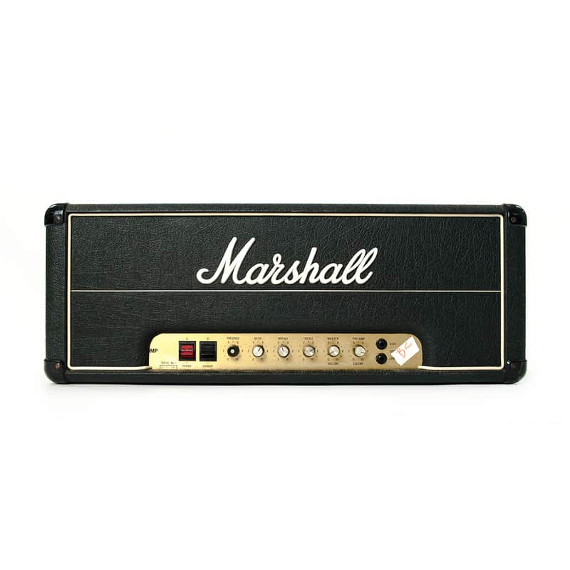 Marshall 2204 Master Model 50W MkII Lead 1980s Black Tolex owned by Billy Corgan image 1