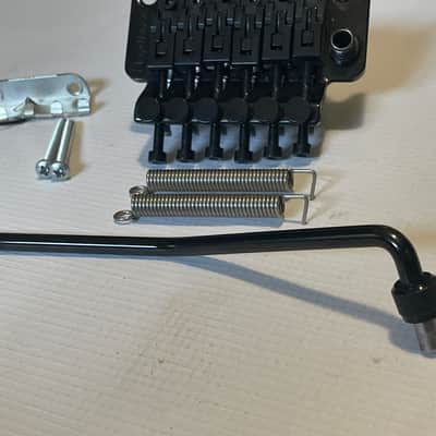 2020's Era Used FRT-01000 1000 Series Licensed Floyd Rose Black Guitar Tremolo Bridge & Arm image 4