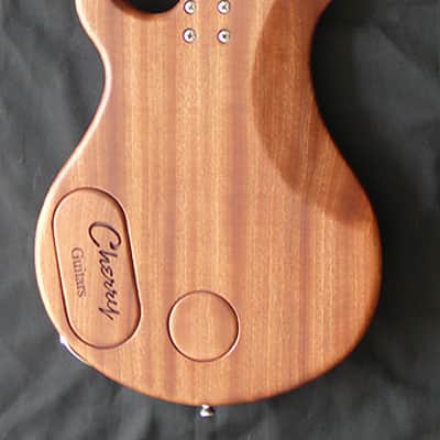 Thomas Cherry Guitar Used Custom Boutique "Jaeloe" style electric guitar. One of a kind. 2025 - Natural bare wood open grained oil finish image 15