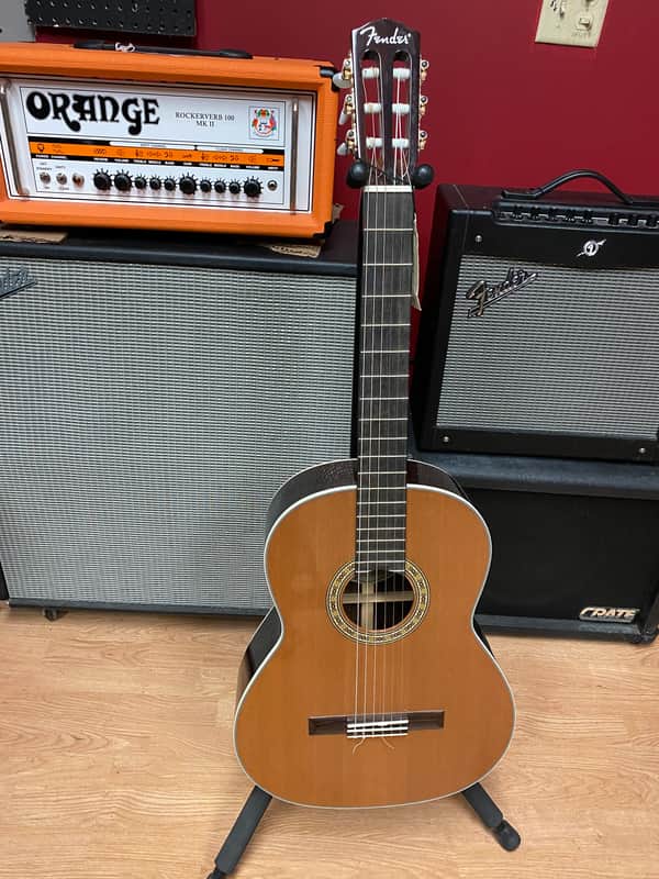 Fender CN-320 AS All Solid Classical Acoustic Guitar Natural image 1