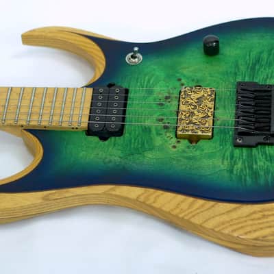 Ibanez Iron Label Rgd Ix6mpb Dimarzio - Blue Burst image 4