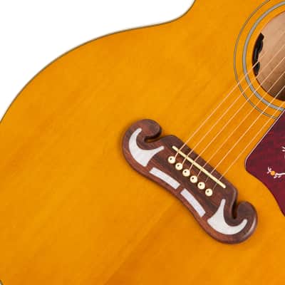 Epiphone J-200 Studio Natural - Acoustic Guitar image 4