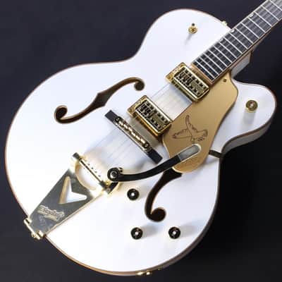 GRETSCH USED Synchromatic Falcon Hollow Body Single-Cut with Bigsby (Snowcrest White) image 3