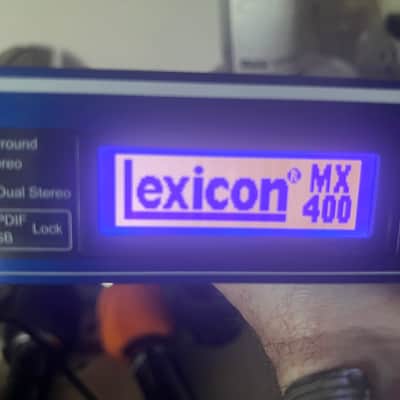 Lexicon MX400 Dual Stereo / Surround Reverb Effects Processor with IEC power cable and rack mount bolts/washers image 3