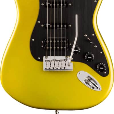 Fender American Ultra II Stratocaster Electric Guitar HSS, Maple Fingerboard, Solar Flare image 2
