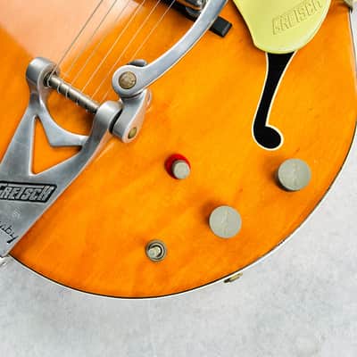 Gretsch 6120 Chet Atkins Hollowbody Thinline 1962 - Western Orange image 6