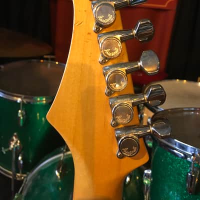80s MIJ Aria Pro II RS Night Warrior with Tremolo arm image 13