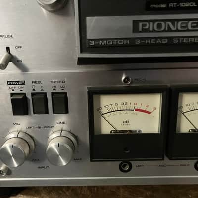 PLEASE READ ENTIRE AD!!! Pioneer RT-1020L 10.5 inch 4-Track Stereo/Quad 1/4" Reel-to-Reel Tape Deck Recorder 1974 - 1977 - Silver image 4
