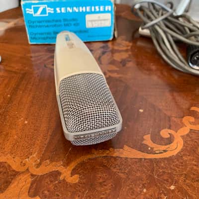 Sennheiser MD 421-2 Cardioid Dynamic Microphone 1960s - 1970s - White image 4