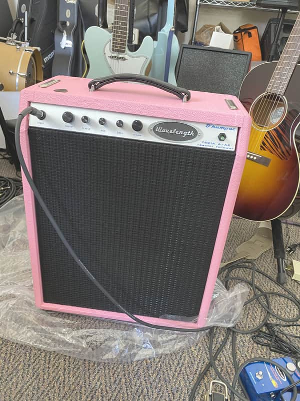 Wavelength Audio, ltd. Thumper SE 7591A class A/A2 8/10W amplifier, B&B Alnico 12" Pink image 1