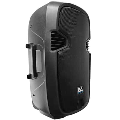 PAIO15 - Active 15 Inch PA Speaker System - Bluetooth, Wireless Mic, Speaker Stands and Cables image 2