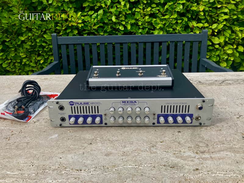 ✭SUPERB✭VERY RARE✭ MESA BOOGIE M-Pulse 600 Valve Bass Amp ✭Parametric EQ/COMP !✭ RECORD OUT ! image 1