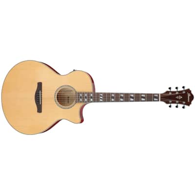 AE170 NTR Natural Gloss Top + Red Gloss Ibanez image 2