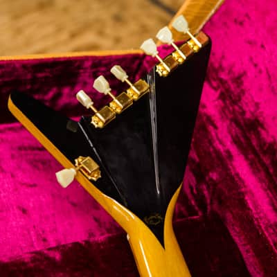 Roger Giffin built 1994 Gibson Custom Shop Korina Explorer 7 string 36 fret image 12