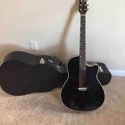 Alvarez Yairi DY-88 Acoustic Electric Black Vintage 1990's image 1