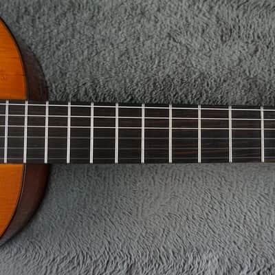 Teruaki Nakade No. 20 Classical Guitar 1964 Tokyo Handmade w/ Hard Case – Refret, Crack Repair, Setup image 7