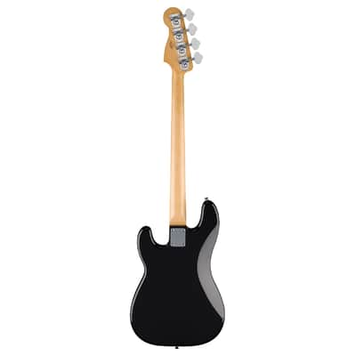 Used Fender Standard Precision Bass Guitar - Black w/Laurel FB image 8