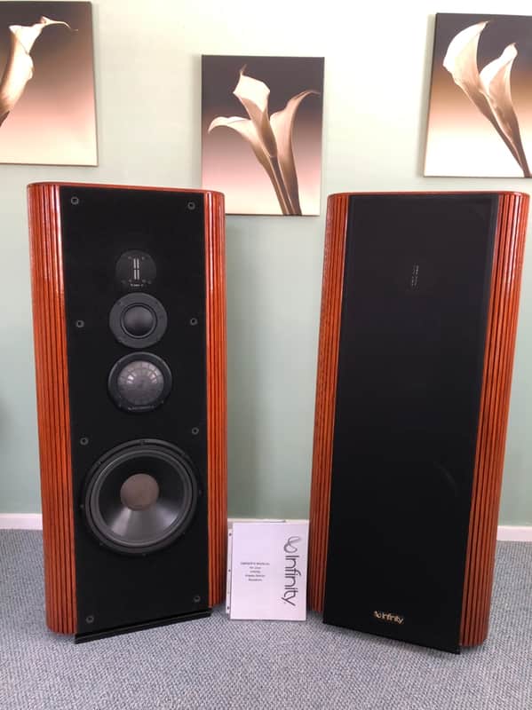 Infinity Kappa 8 Vintage Speakers ~FULLY RESTORED~ Piano Finish ! LOOK ! image 1