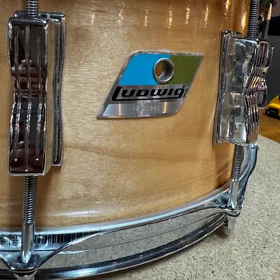 Ludwig Classic Maple 14x6.5" Rock Concert Snare Drum - Natural Lacquer image 2
