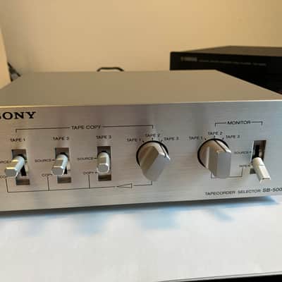 SONY SB-500 TAPE / AUDIO SOURCE SELECTOR SWITCHER 70s - 80s - Silver / Grey image 2