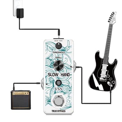 VSN Delay Slow Hand Effect Guitar Pedal for Digital Pedals Electric Guitar Slow Gear Effects Pedal Ture Bypass Mini Size image 6