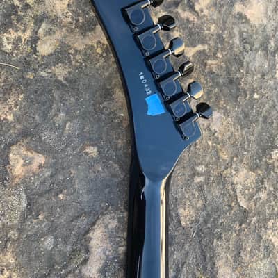 ESP MX250 Explorer 1993 Black NOS condition bell truss rod Metallica Hetfield model image 14