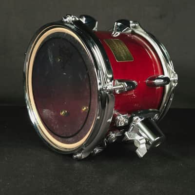 Yamaha Maple Custom Absolute Tom w/Mount  Cherry Wine 8 x 6 image 7