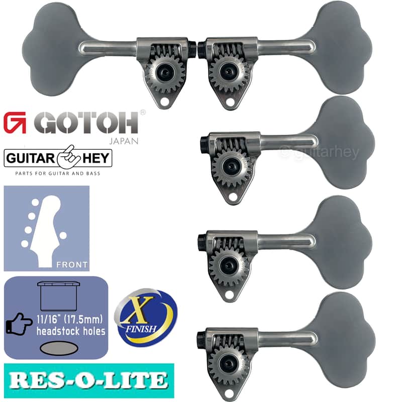 NEW Gotoh GRL510C-12 Bass L4+R1 Tuners 11/16