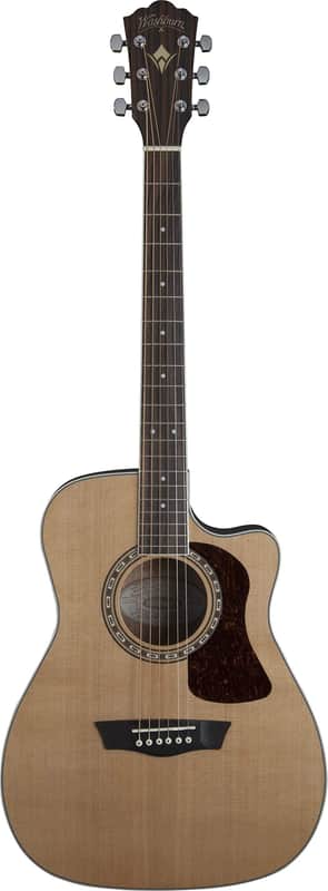 Washburn Other 6 String Acoustic-Electric Guitar, Right, Natural Gloss (HF11SCE-O) image 1