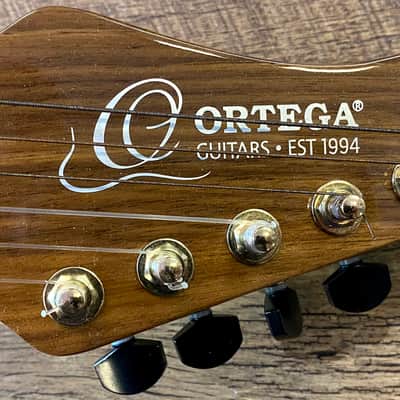 Ortega Signature Series Flametal-Two Natural Gloss Finish Cutaway Classical Acoustic-Electric Guitar with Original Hardshell Case image 11