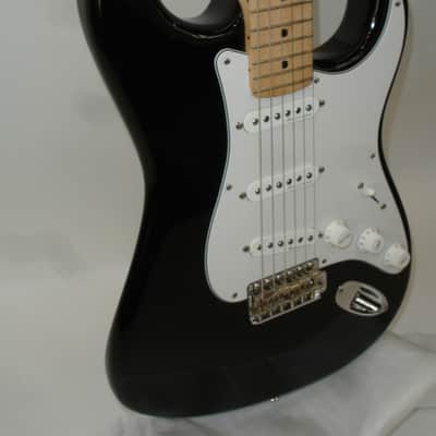 2013 Fender Eric Clapton "Blackie" Stratocaster Electric Guitar, Maple Fingerboard, Black w/ Case image 3