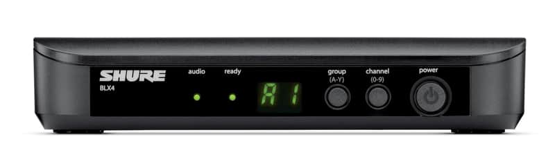 Shure BLX4 Single Channel Receiver - for use with BLX Wireless Systems, Transmitter Sold Separately | H11 Band (BLX4=-H11) image 1