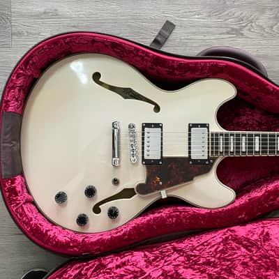 D'Angelico Premier DC Semi-Hollow Double Cutaway Electric Guitar 2019 - 2020 - Champagne with KILLER Taylor Gigbag image 7