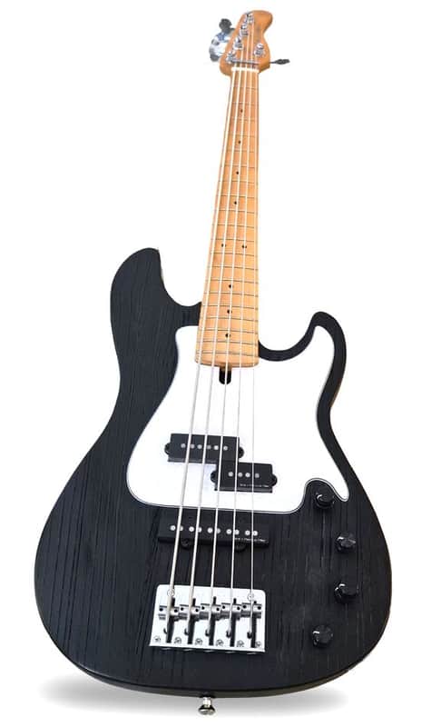 Sire P6 5-string, black with new Gator gig bag image 1