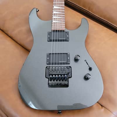 Modified Jackson DXMG Dinky MIJ Metallic Gray w/ Seymour Duncan Pickups & Floyd Rose image 5