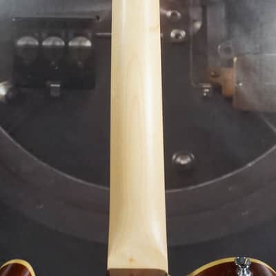 IYV Semi-Hollow Single-Cut Electric Guitar – Natural Finish image 10