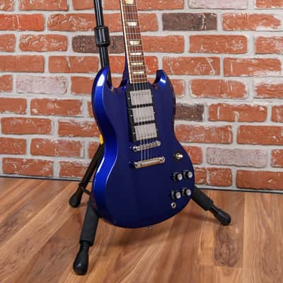 Gibson Custom Shop SG Standard Fat Neck 3-Pickup Electric Candy Blue 2020 w/OHSC image 3