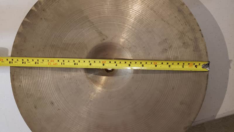 Zildjian 15" A. Zildjian Small Stamp Hi-Hat Cymbals (Pair) 1957 - 1960 - Traditional image 1